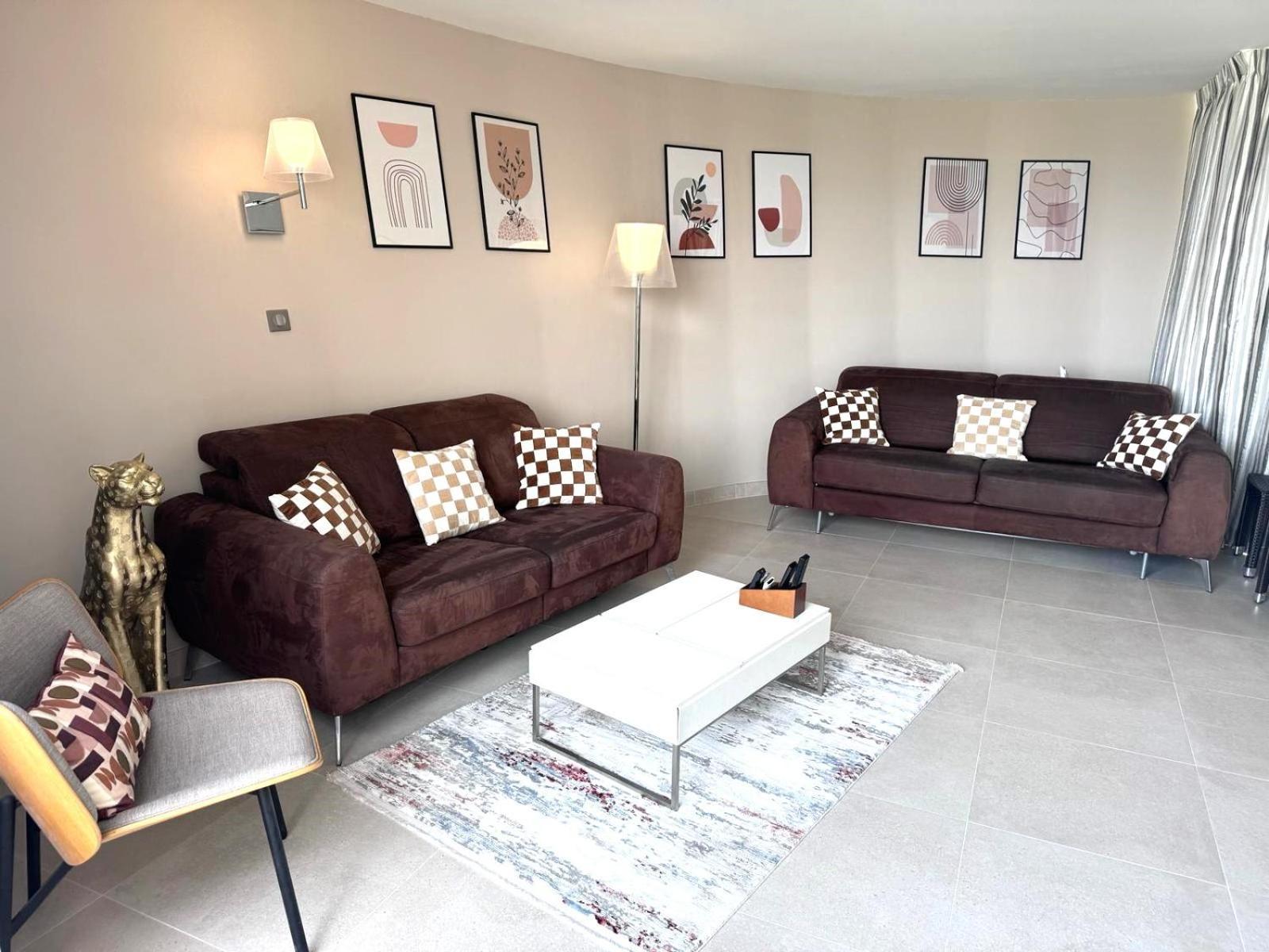 Penthouse Vue Mer Avec Rooftop,Jacuzzi,Et Parking Prive Antibes Luaran gambar